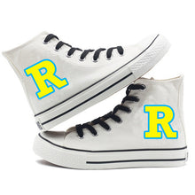 Load image into Gallery viewer, South Side Serpents Riverdale Southside Printed High Canvas Velcro Shoes Vulcanized Shoes Sneakers Shoes Riverdale Serpents
