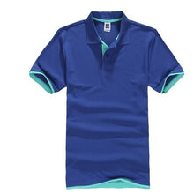 Load image into Gallery viewer, Summer Classic Polo Shirt Men Cotton Solid Short Sleeve Tee Shirt Breathable Camisa Masculina Polo Hombre Jerseys Golftennis 3XL
