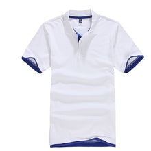 Load image into Gallery viewer, Summer Classic Polo Shirt Men Cotton Solid Short Sleeve Tee Shirt Breathable Camisa Masculina Polo Hombre Jerseys Golftennis 3XL
