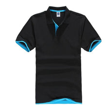 Load image into Gallery viewer, Summer Classic Polo Shirt Men Cotton Solid Short Sleeve Tee Shirt Breathable Camisa Masculina Polo Hombre Jerseys Golftennis 3XL
