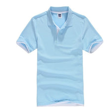 Load image into Gallery viewer, Summer Classic Polo Shirt Men Cotton Solid Short Sleeve Tee Shirt Breathable Camisa Masculina Polo Hombre Jerseys Golftennis 3XL
