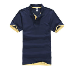 Load image into Gallery viewer, Summer Classic Polo Shirt Men Cotton Solid Short Sleeve Tee Shirt Breathable Camisa Masculina Polo Hombre Jerseys Golftennis 3XL
