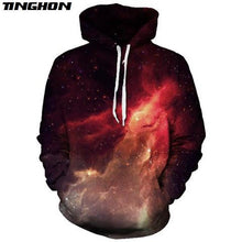 Load image into Gallery viewer, XS-7XL  Summer New Fashion Men Women T Shirt Galaxy Space Planet Nebula 3D Print Casual Hooded Jacket Hoodies Sweatshirts

