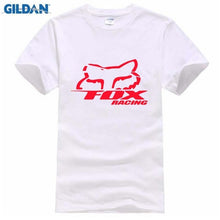 Load image into Gallery viewer, fox Logo Racinger Black Men's T-Shirt Tee Clothes Popular T-Shirt Crewneck 100% Cotton Tees Funny Tees Cotton Tops T Shirt
