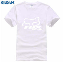 Load image into Gallery viewer, fox Logo Racinger Black Men's T-Shirt Tee Clothes Popular T-Shirt Crewneck 100% Cotton Tees Funny Tees Cotton Tops T Shirt

