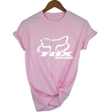 Load image into Gallery viewer, fox Logo Racinger Black Men's T-Shirt Tee Clothes Popular T-Shirt Crewneck 100% Cotton Tees Funny Tees Cotton Tops T Shirt
