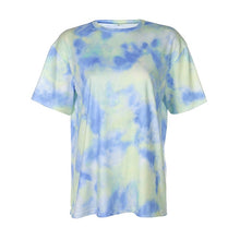 Load image into Gallery viewer, IAMHOTTY   Tie Dye Print Basic Tshirt Shorts Two Piece Set Women Casual Outfits lounge Wear Jogging Femme Biker Shorts Tees Summ
